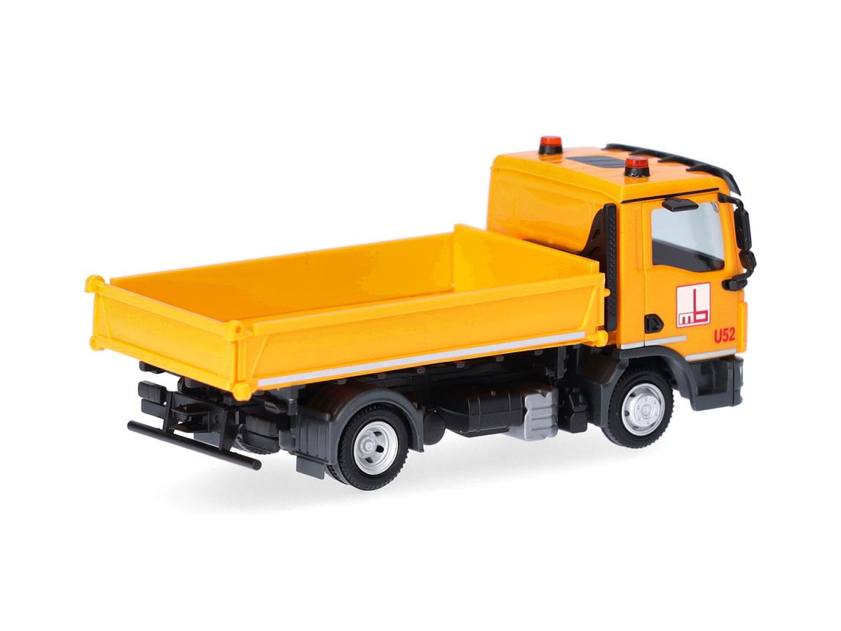 Herpa MAN TGL CC 2 Axle 3 Way Dump Truck Max Bogl HA319867 HO Gauge