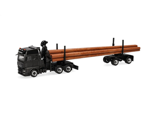 Herpa MAN TGX GX Long Log Transporter Walter Holztransporte HA320580 HO Gauge