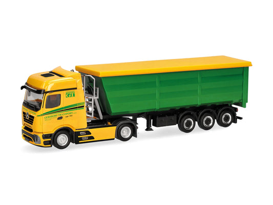 Herpa MB Actros L ProCabin Steel Dump Semitrailer Gersdorf HA321006 HO Gauge