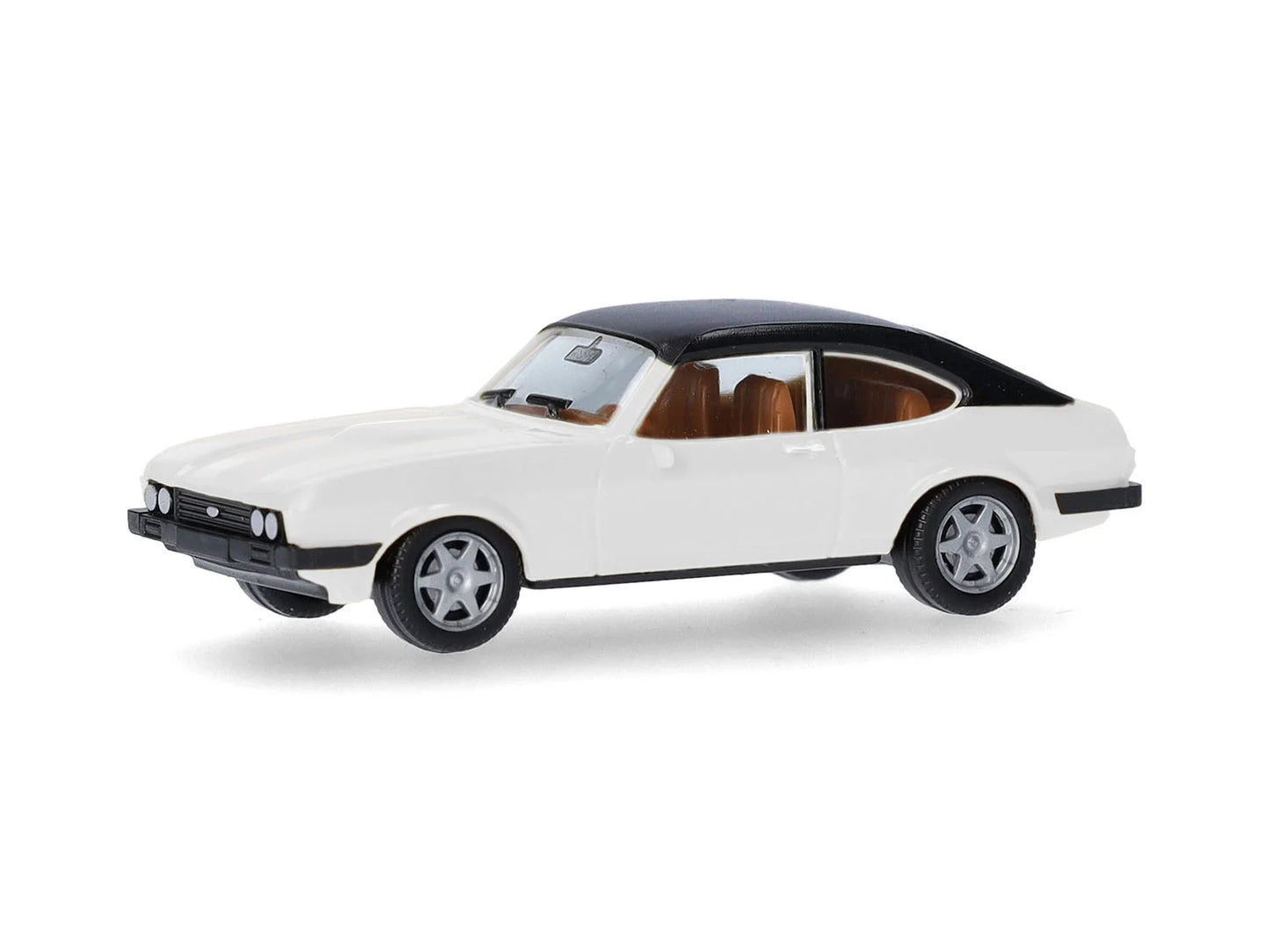 Herpa Ford Capri w/Vinyl Roof Diamond White HA420570-003 HO Gauge
