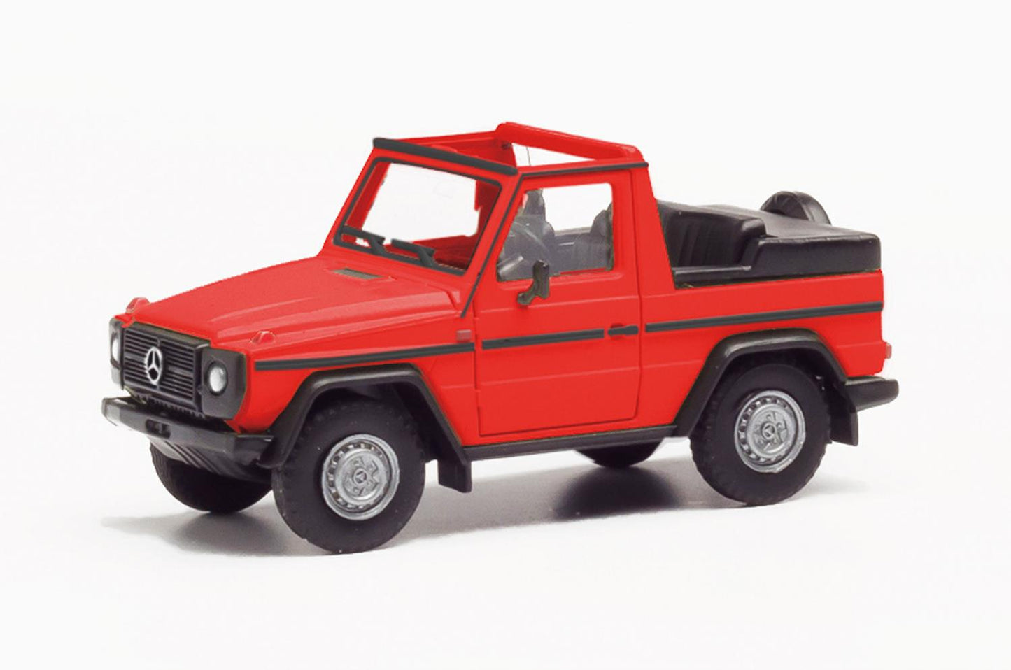 Herpa Mercedes Benz G-Class Cabriolet Red HO Gauge HA420860-002