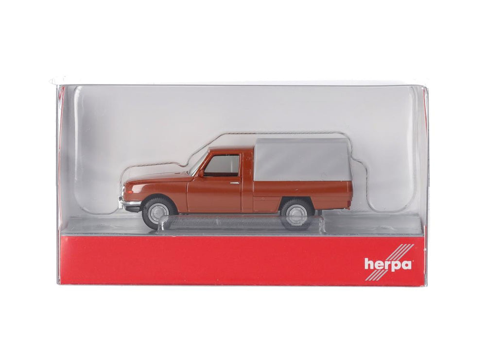 Herpa Wartburg 353 Trans '66 w/Tarpaulin Brown HA420945-002 HO Gauge