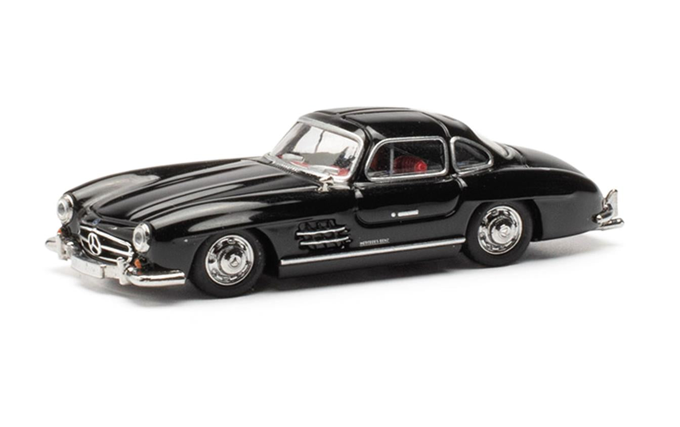 Herpa MB 300 SL Black HO Gauge HA421089