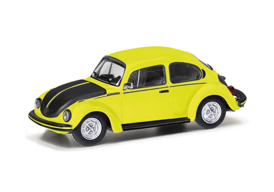 Herpa 421102 VW Beetle 1303 Yellow/Black HO Gauge