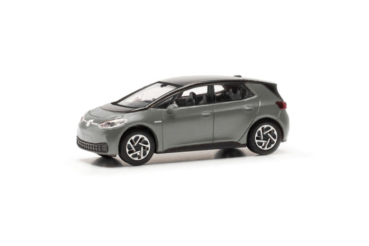 Herpa 421126 VW ID3 Moonstone Grey w/Black Roof HO Gauge
