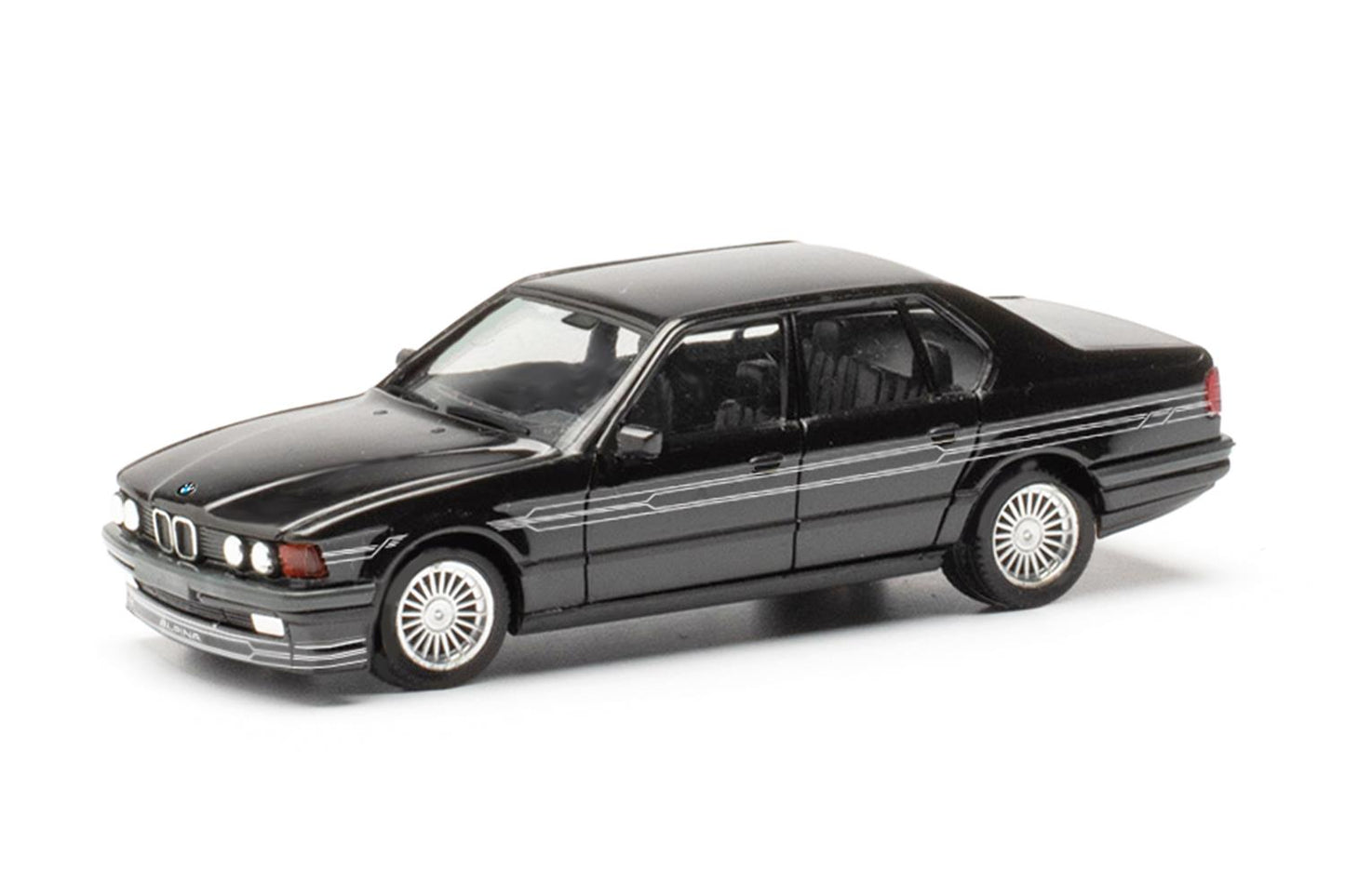 Herpa BMW Alpina B11 3.5 Black w/Silver Print HO Gauge 421133