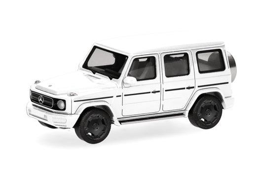 Herpa MB G580 EQ Technology (N465) White HA421195 HO Gauge