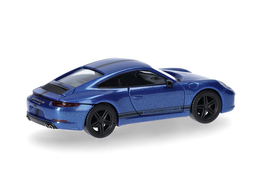 Herpa Porsche 911 (991) Carrera 4 Saphir Blue HA430418-002 HO Gauge