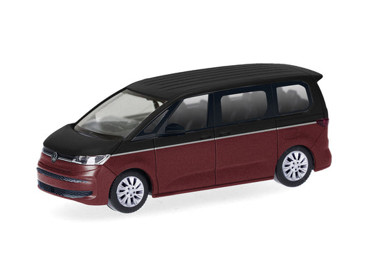 Herpa VW Multivan Deep Black/Fortana Red HA430425-002 HO Gauge