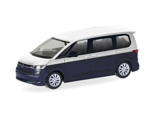 Herpa VW Multivan Bi-Colour Candy White/Starlight Blue HA430425 HO Gauge