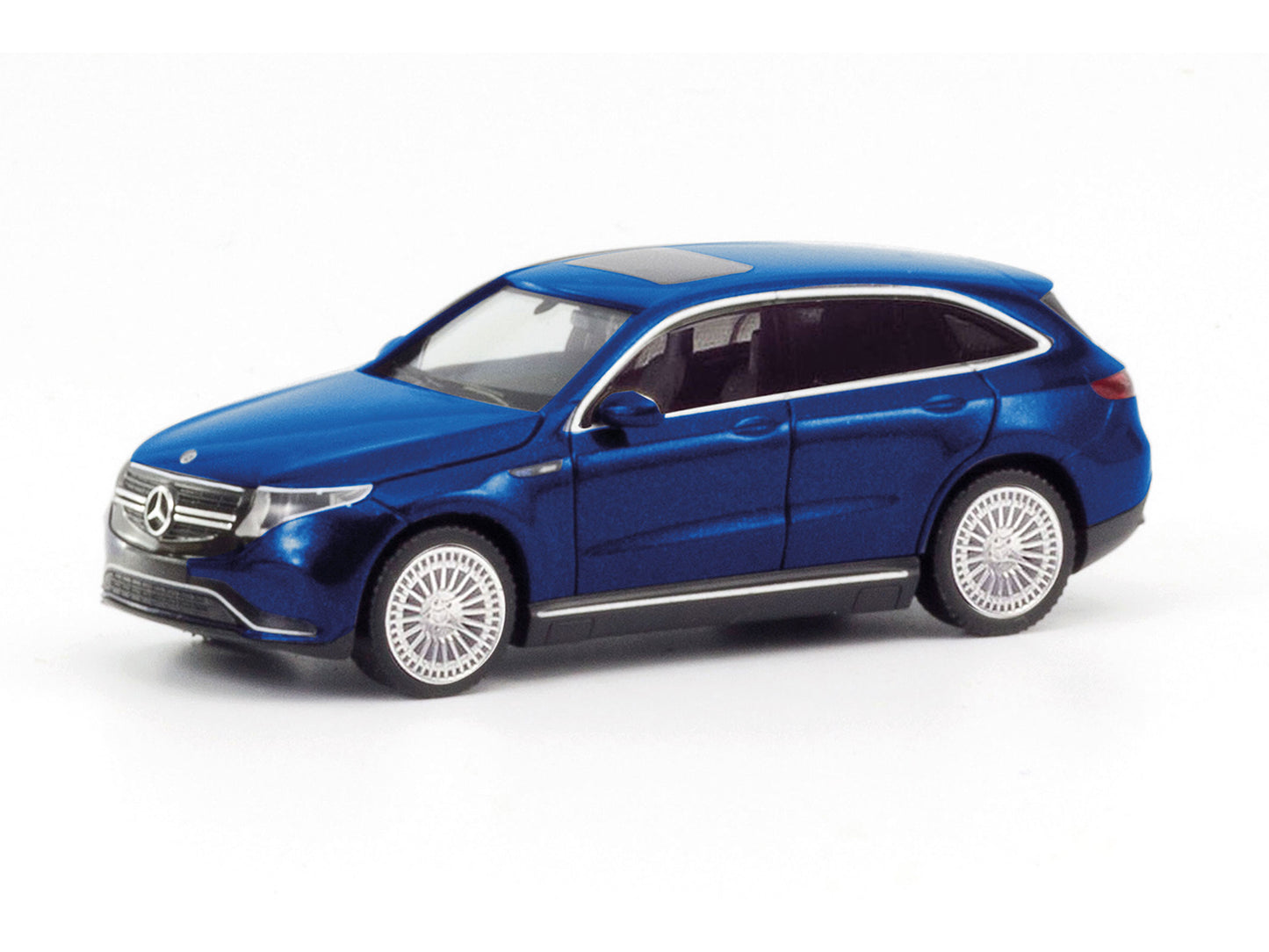 Herpa MB EQC Brilliant Blue Metallic HO Gauge HA430715-004