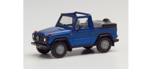 Herpa 430845 MB G Class Cabriolet Metallic Blue HO