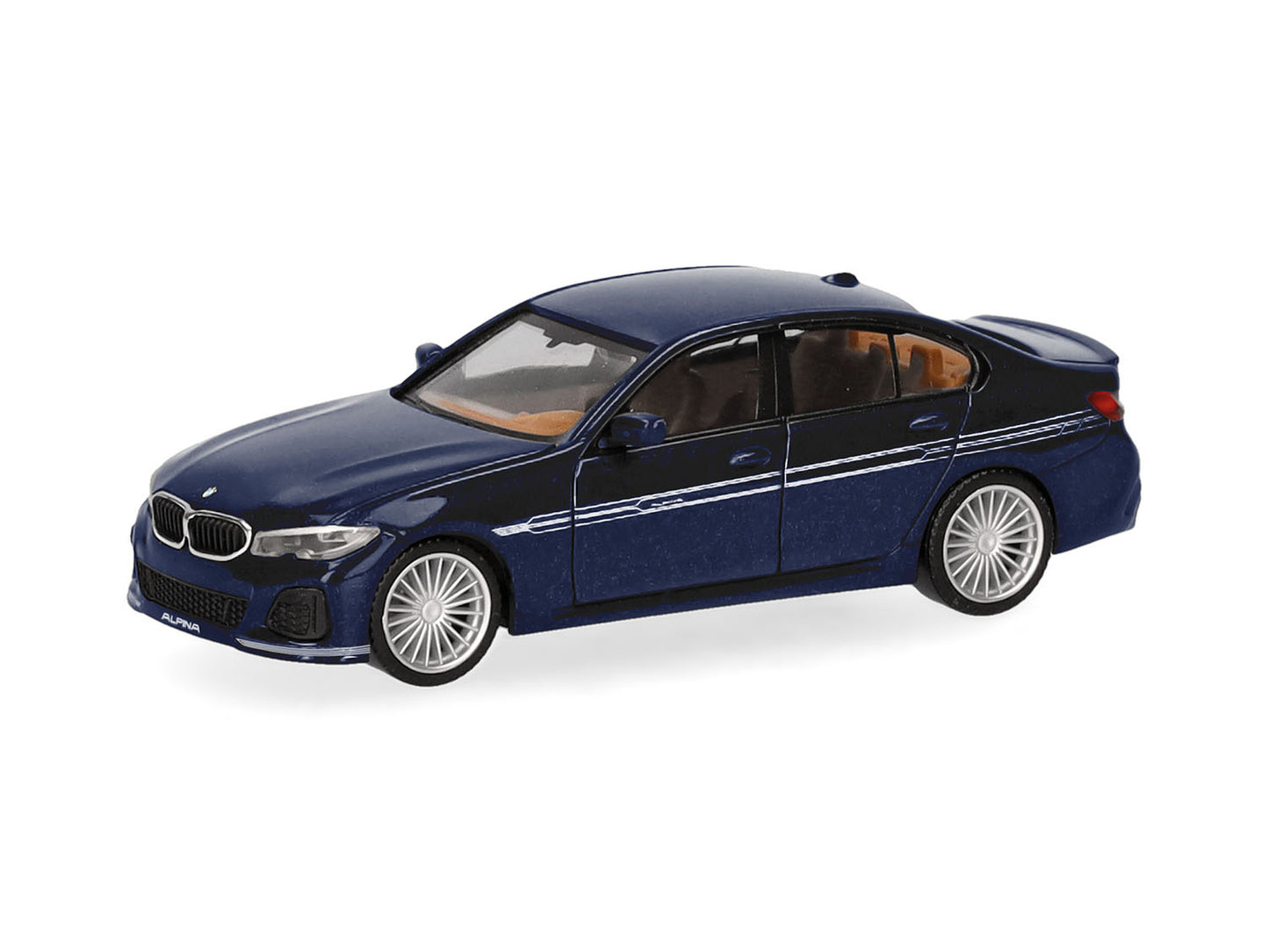 Herpa BMW Alpina B3 Limousine Arctic Race Blue HA430890-002 HO Gauge