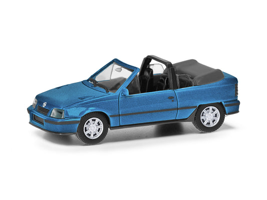 Herpa Opel Kadett E Gsi Cabriolet Laser Blue Metallic HA430920 HO Gauge