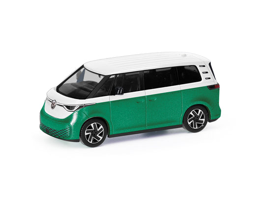 Herpa VW ID Buzz Candy White /Bay Leaf Green Metallic HA431132 HO Gauge