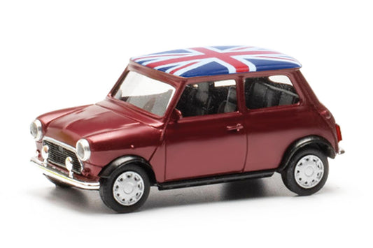 Herpa Mini Mayfair RH Drive Nightfire Red Metallic U/Jack Roof HO Gauge 431149
