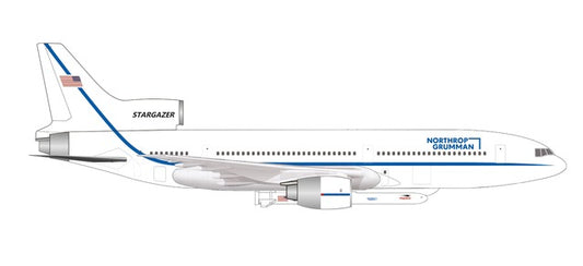 Herpa Wings 536004  Lockheed L-1011-100 TriStar Stargazer 50th w/Rocket(1:500)