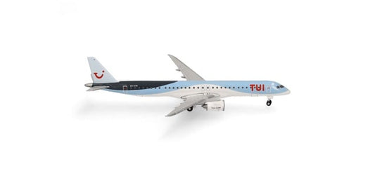 Herpa 537858 Embraer E195-E2 TUI Airlines Belgium OO-ETB (1:500) HO Gauge