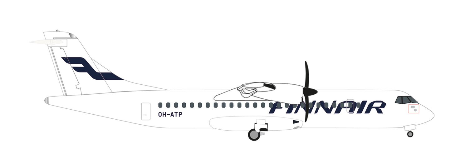 Herpa 537889 ATR-72-500 Finnair OH-ATI (1:500) HO Gauge