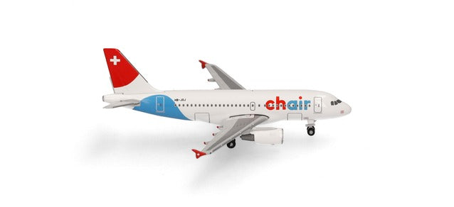 Herpa 537926 Airbus A319 Chair Airlines HB-JOJ (1:500) HO Gauge