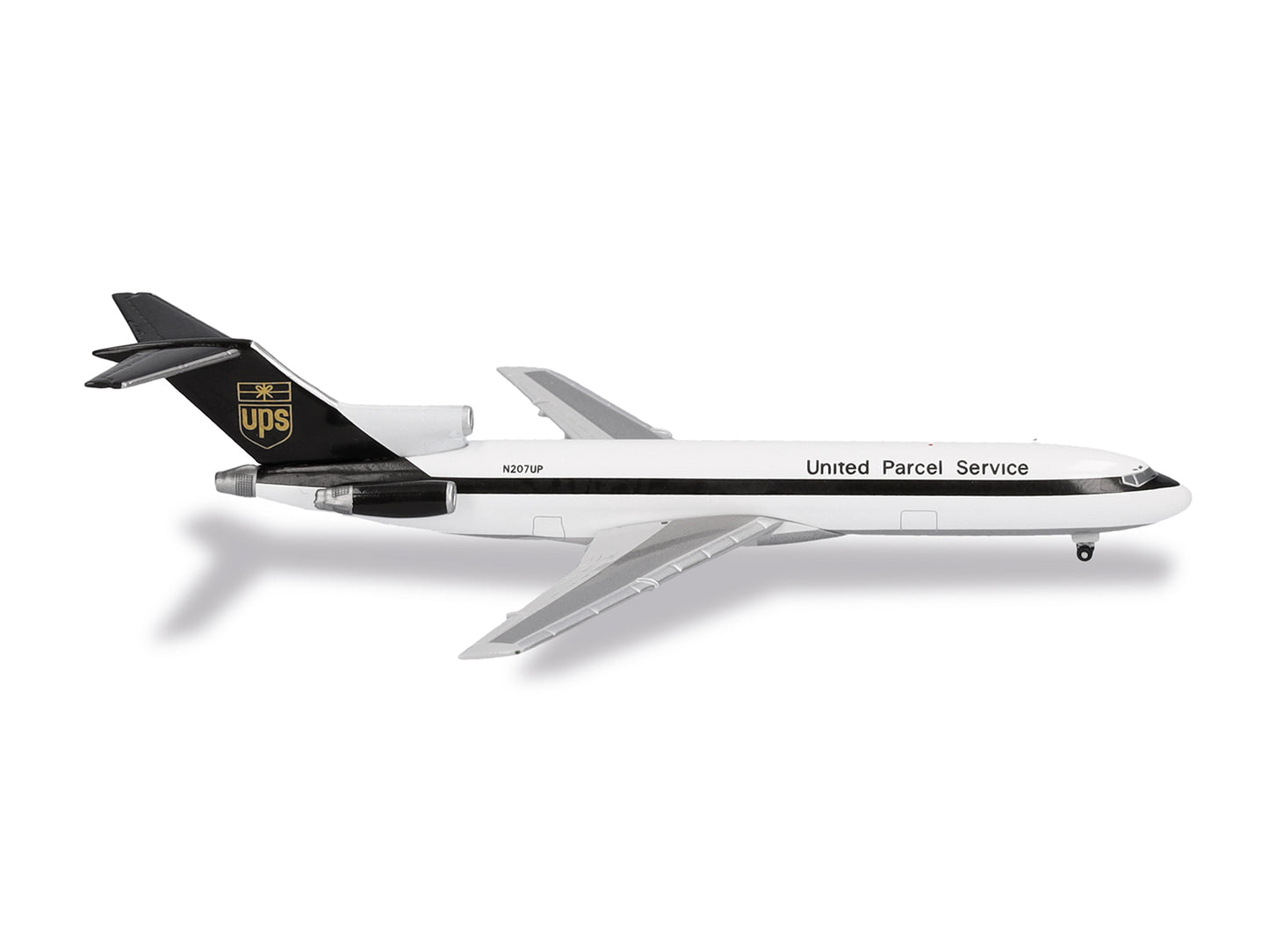 Herpa 60yr Boeing 727-200F UPS Airlines N207UP (1:500) HA537957
