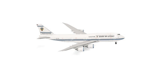 Herpa 538046 Boeing 747-8 BBJ Kuwait Government 9K-GAA (1:500) HO Gauge