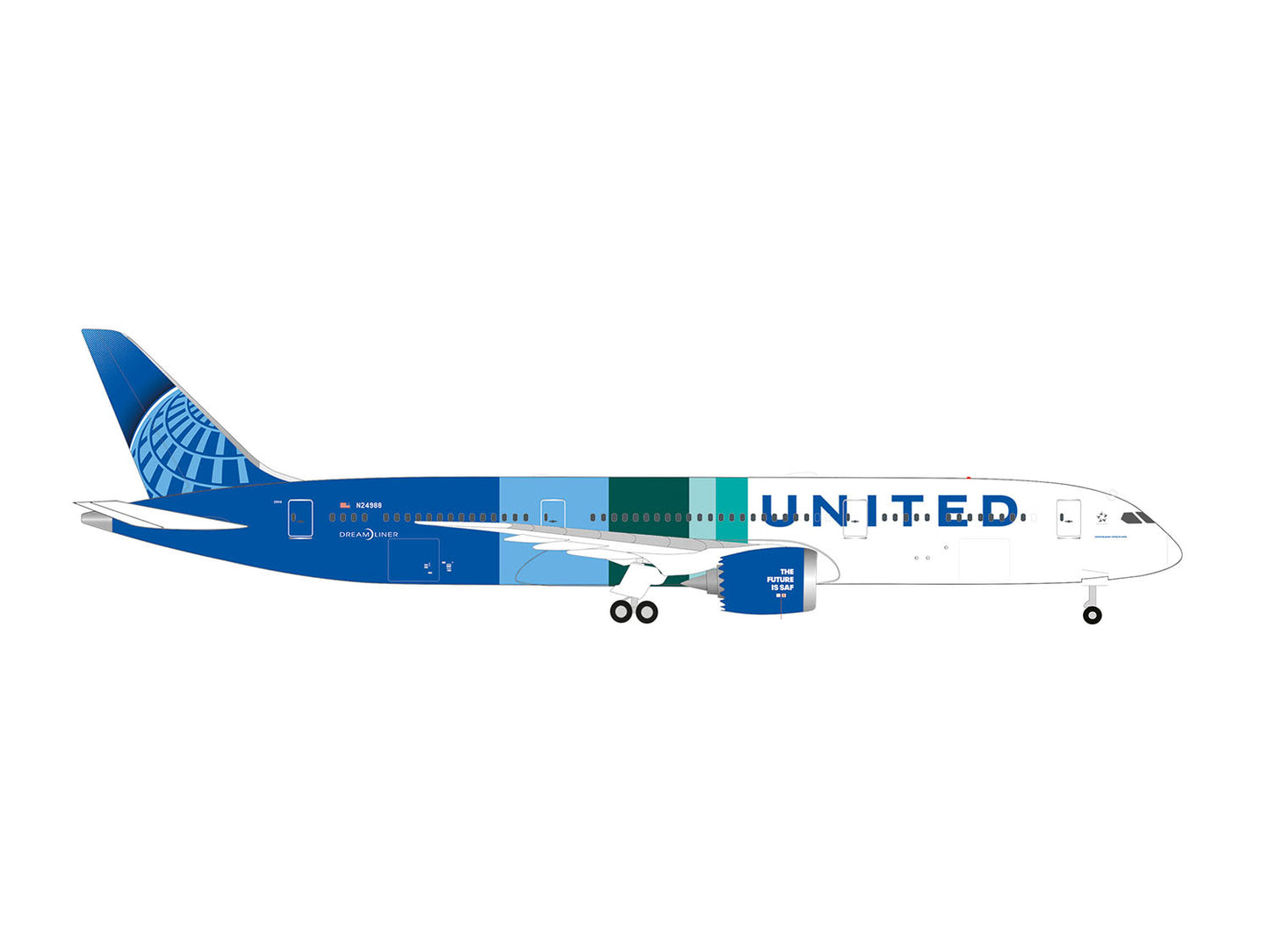 Herpa Wings Boeing 787-9 Dreamliner United Airlines N24988 (1:500) HA538565