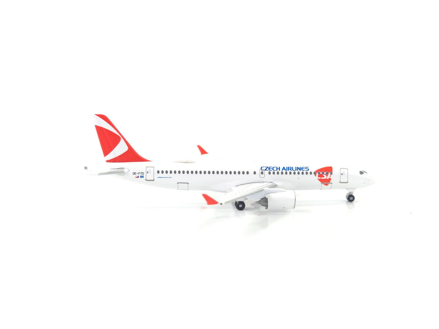 Herpa Wings Airbus A220-300 CSA Czech Airlines OK-FYD (1:500) HA538640 1:500