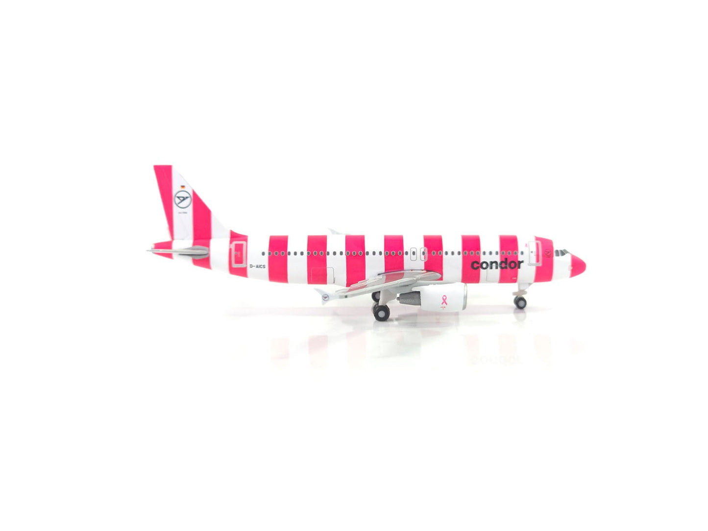 Herpa Wings Airbus A320 Condor D-AICS FlyPink Plane (1:500) HA538732 1:500