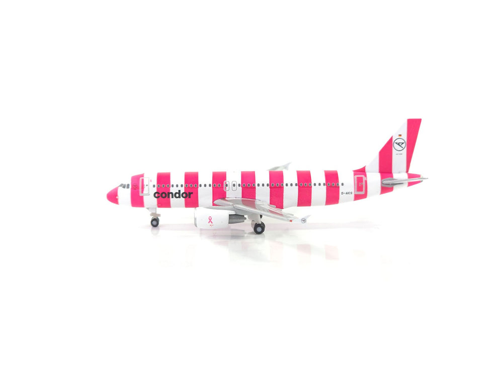 Herpa Wings Airbus A320 Condor D-AICS FlyPink Plane (1:500) HA538732 1:500