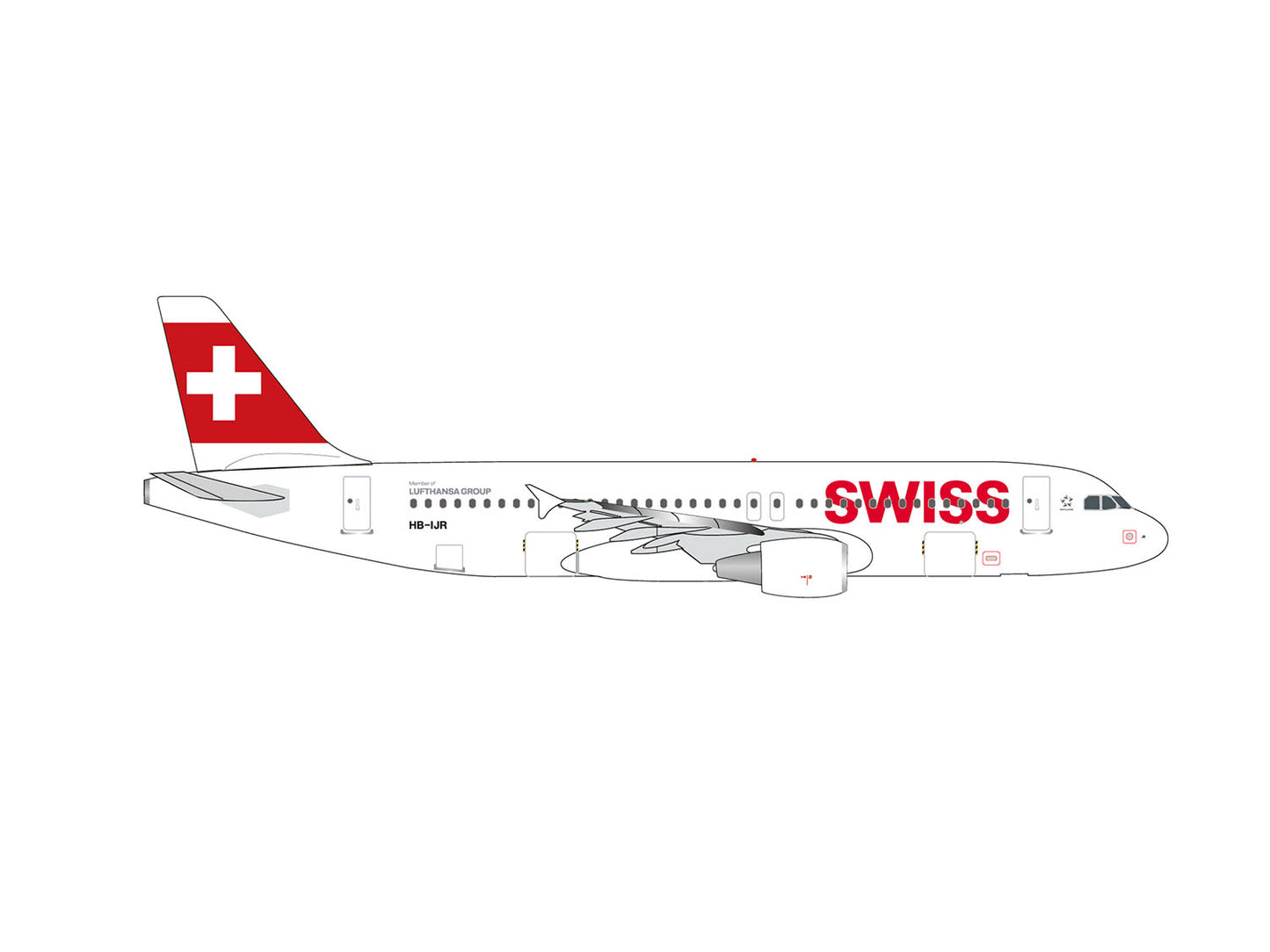 Herpa Wings Airbus A320 Swiss International Air Lines HB-IJR (1:500) HA538763