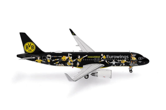 Herpa Airbus A320 Eurowings BVB Fanairbus D-AEWM 1:400 HA562829