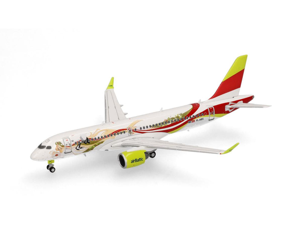 Herpa Wings Airbus A220-300 airBaltic 50th YL-ABX (1:400) HA562850 1:400