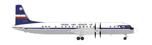 Herpa Wings Ilyushin IL-18 LOT Polish Airlines SP-LSF (1:200) HA572446 1:200