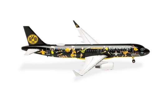 Herpa Airbus A320 Eurowings BVB Fanairbus D-AEWM 1:200 HA572750