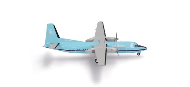 Herpa Fokker 50 Maersk Air OY-MMT (1:200) 1:200 HA572804