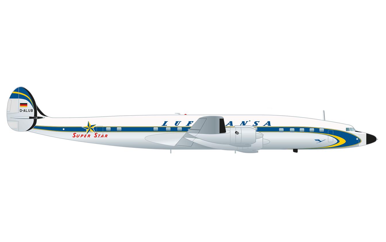 Herpa Lockheed L-1649A Lufthansa Super Star D-ALUB (1:200) 1:200 HA573030