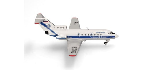 Herpa 573146 Yakolev Yak-40 Volga-Dnepr Airlines RA-87842 (1:200) HO Gauge
