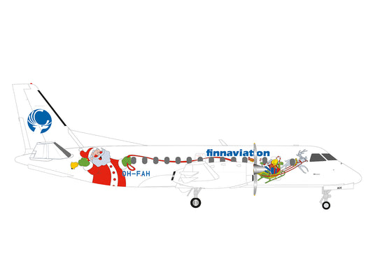 Herpa Saab 340 Finnaviation OH-FAH 'Santa' (1:200) HA573245
