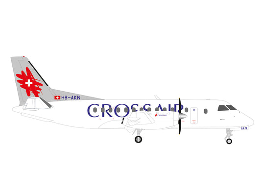 Herpa Saab 340 Crossair HB-AKN (1:200) HA573252
