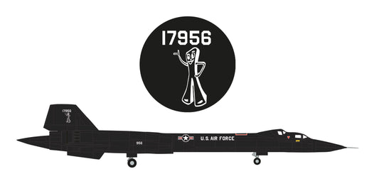 Herpa 573290 Lockheed SR-71B Blackbird US Air Force 81-7956 (1:200) HO Gauge