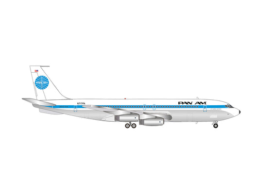 Herpa Wings Boeing 707-320 Pan-Am N717PA Jet Clipper Fleetwing (1:200) HA573696