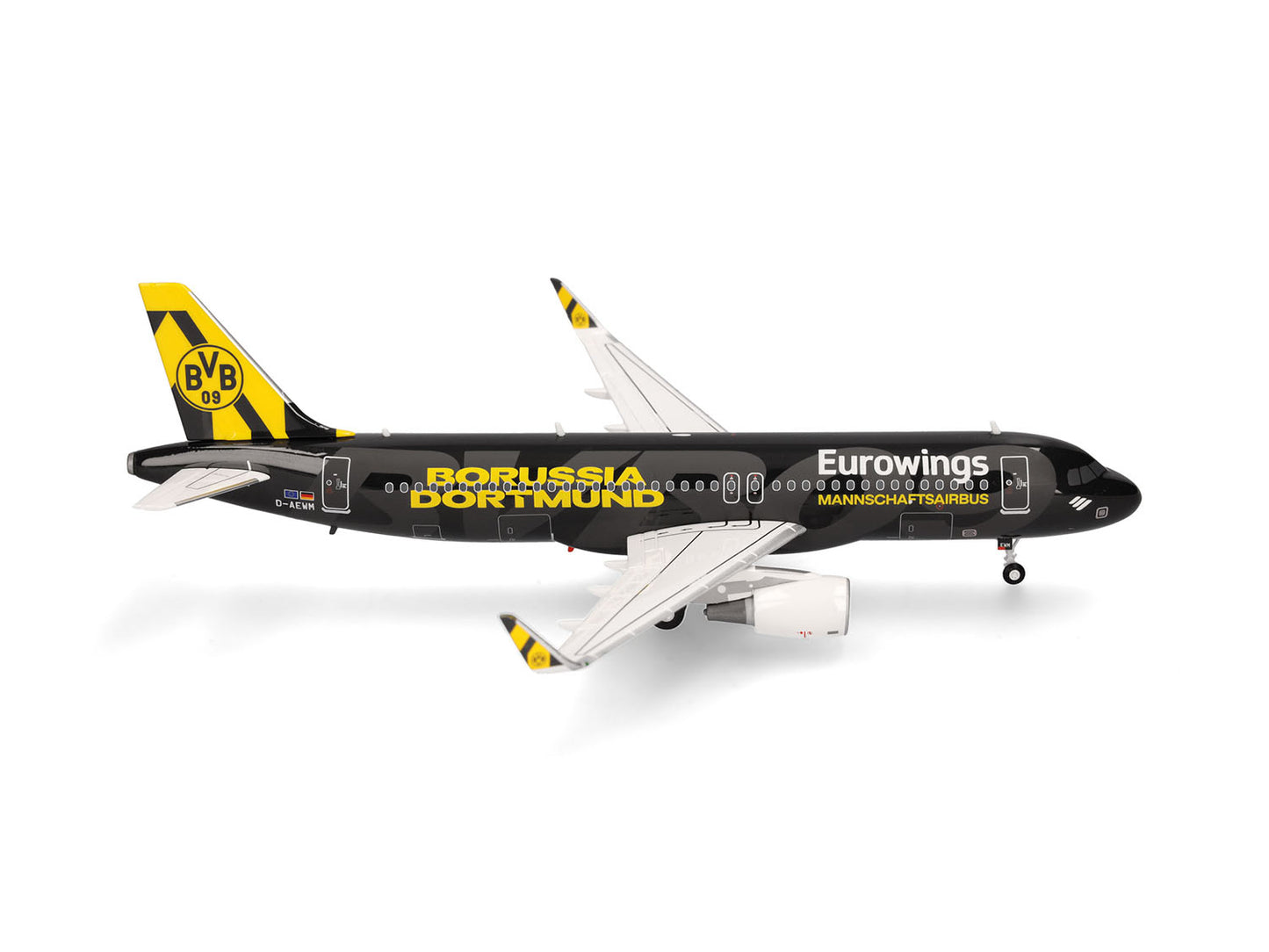 Herpa Wings Airbus A320 Eurowings BVB Mannschaftsairbus D-AEWM (1:200) HA573764