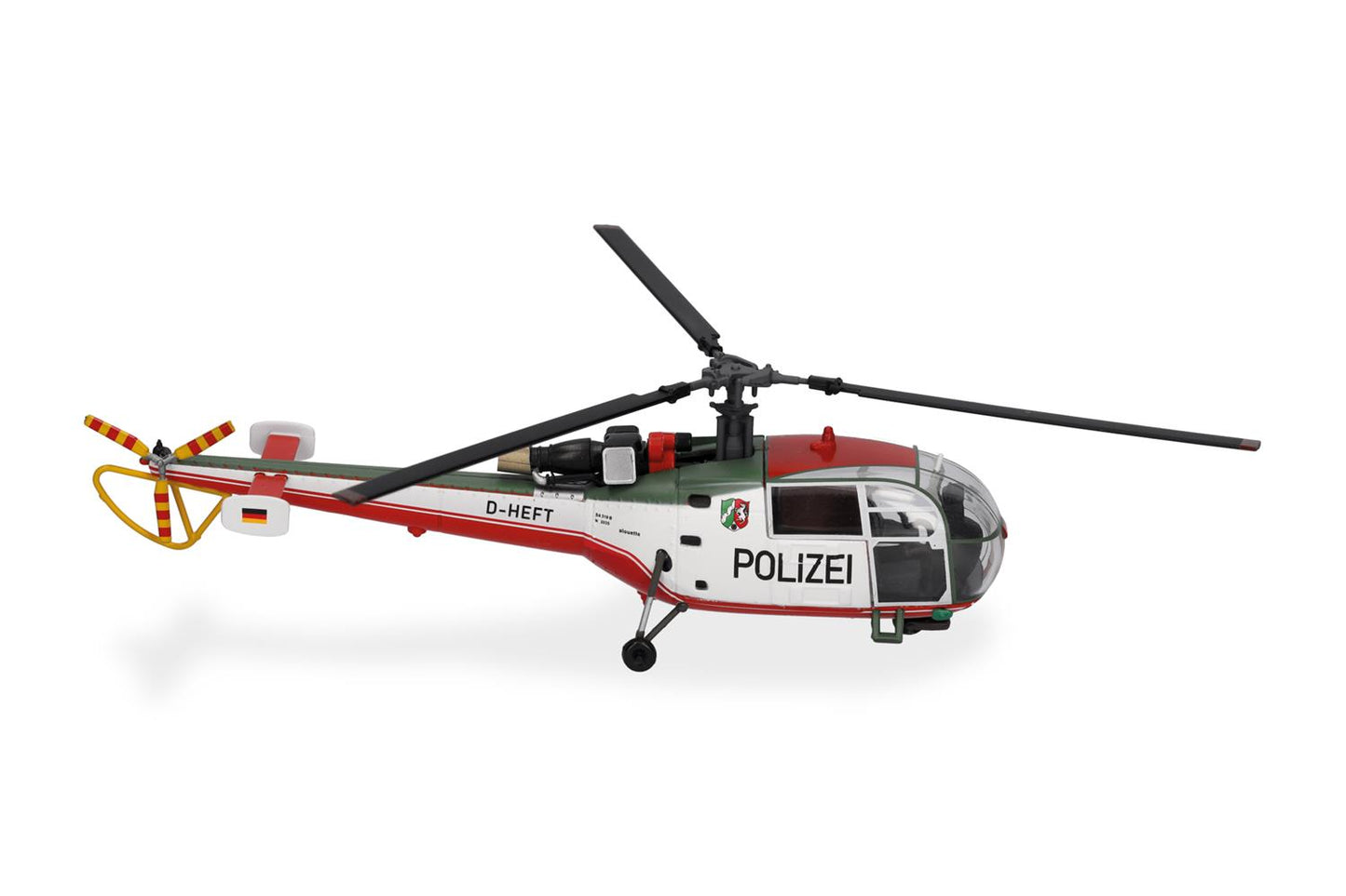 Herpa Sud Aviation SA 319 Alouette II Polizei Helicopter (1:72) 1:72 580762