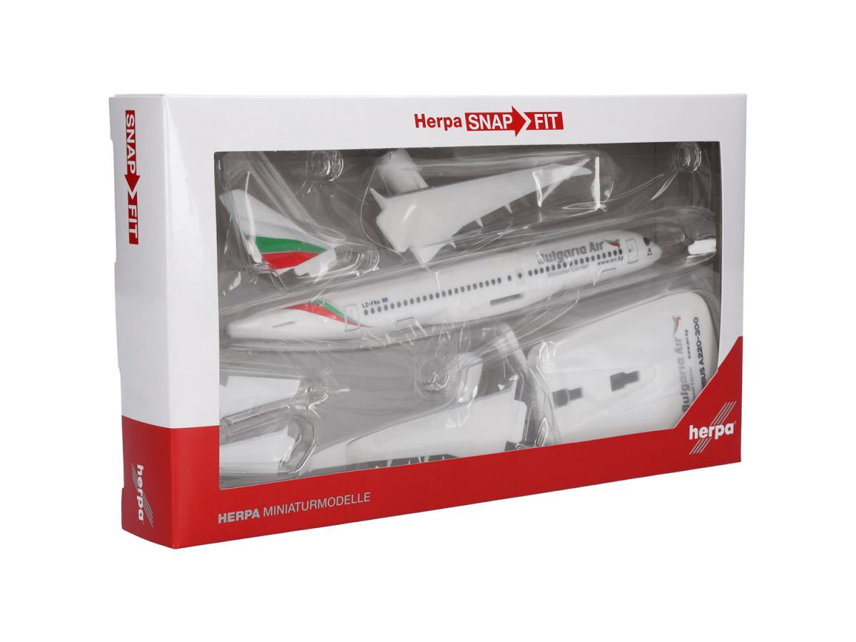 Herpa Wings Snapfit Airbus A220-300 Bulgaria Air LZ-FRA (1:200) HA613811-001