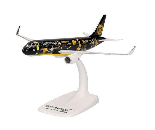 Herpa Snapfit Airbus A320 Eurowings BVB Fanairbus D-AEWM 1:200 HA613927