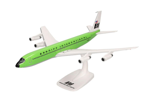 Herpa Snapfit Boeing 707-320 Branff International Green (1:144) 1:144 HA614009