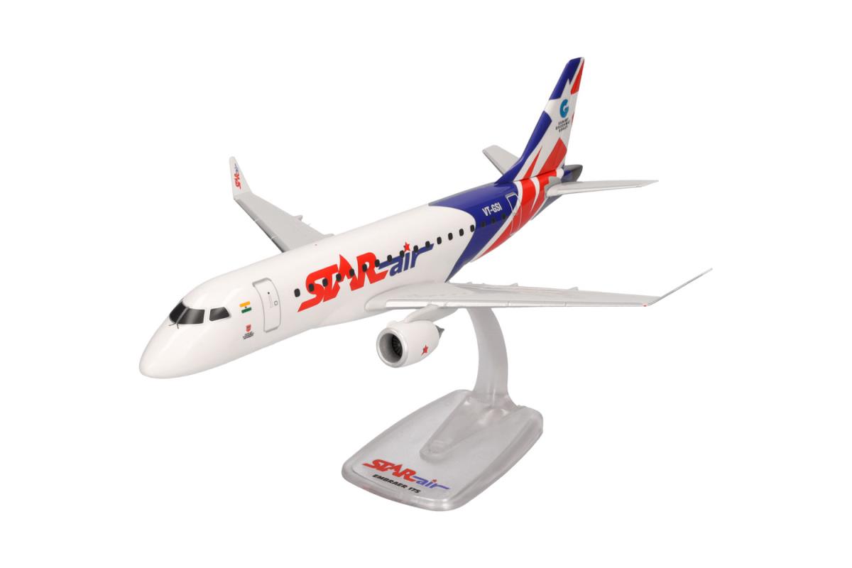 Herpa Snapfit Embraer E175 Star Air VT-GSL HA614160 1:100