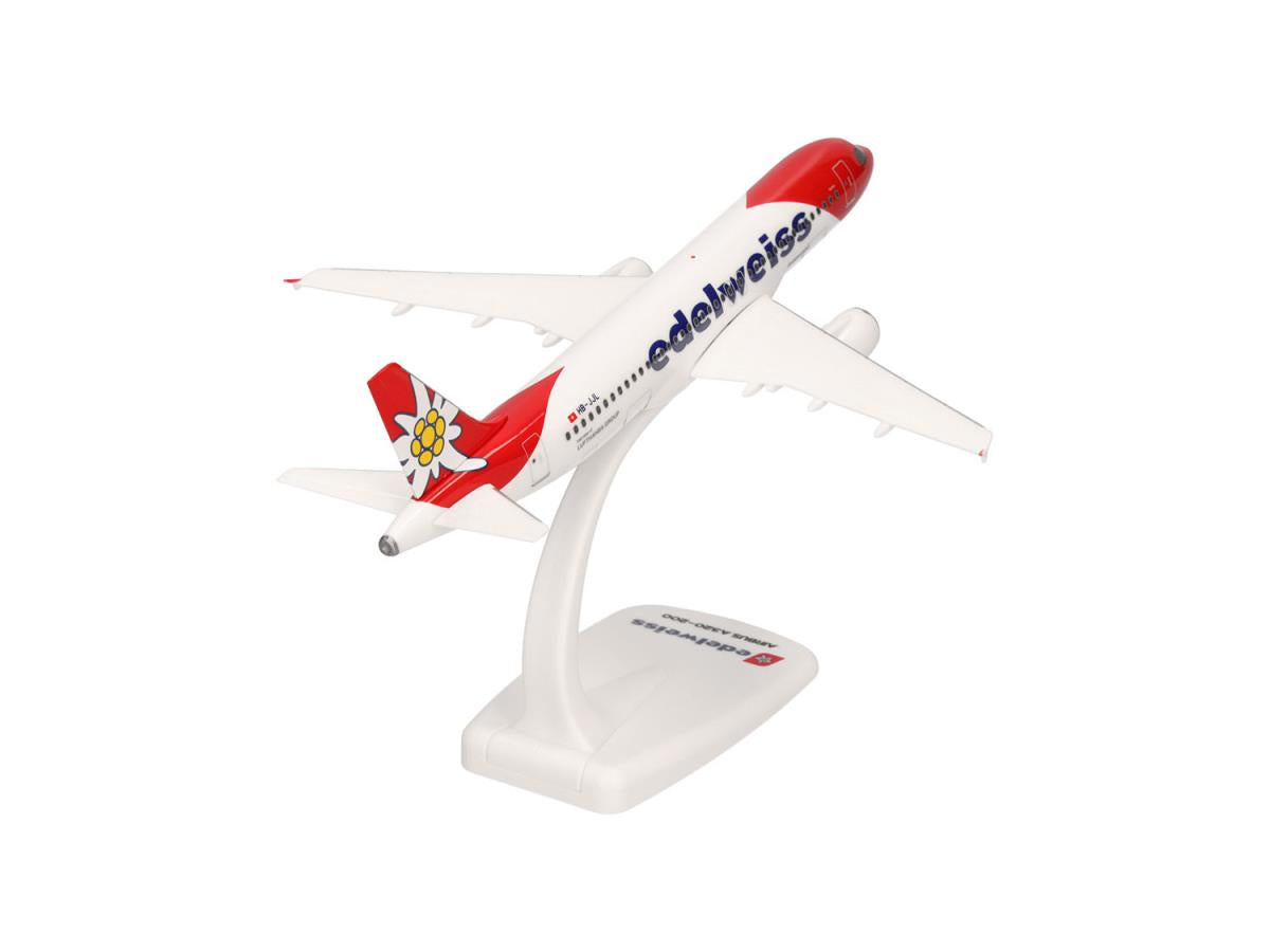 Herpa Wings Snapfit Airbus A320 Edelweiss Air HB-JJL Santis (1:200) HA614597