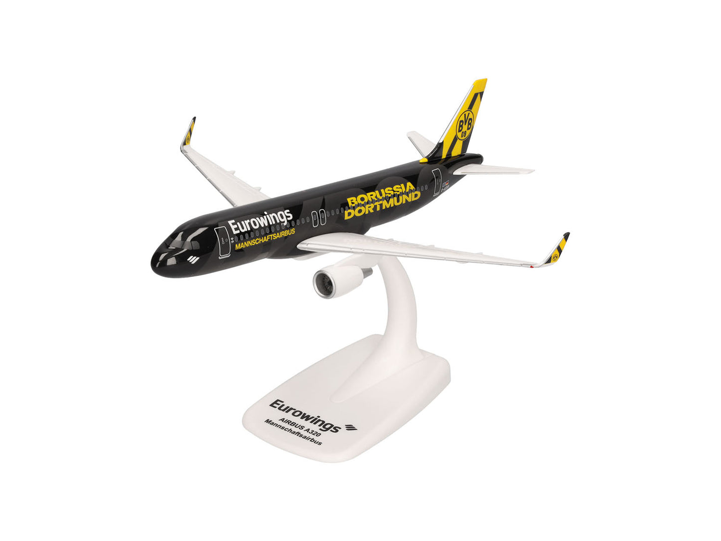 Herpa Wings Snapfit Airbus A320 Eurowings BVB Mannschaftsairbus(1:200) HA614658